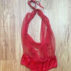 La Perla Silk Drape Bodysuit